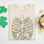 St. Patricks Day Rib Cage T-Shirt - Image 4