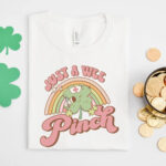 Just a Wee Pinch St Patricks Day T-shirt - Image 4